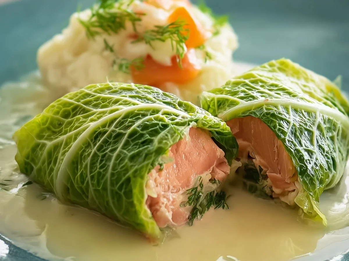 Wirsingrouladen mit Lachs: Herzhaft & raffiniert - Beitragsbild