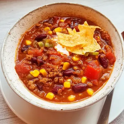 Würzige Taco-Suppe mit Hackfleisch aus dem Thermomix