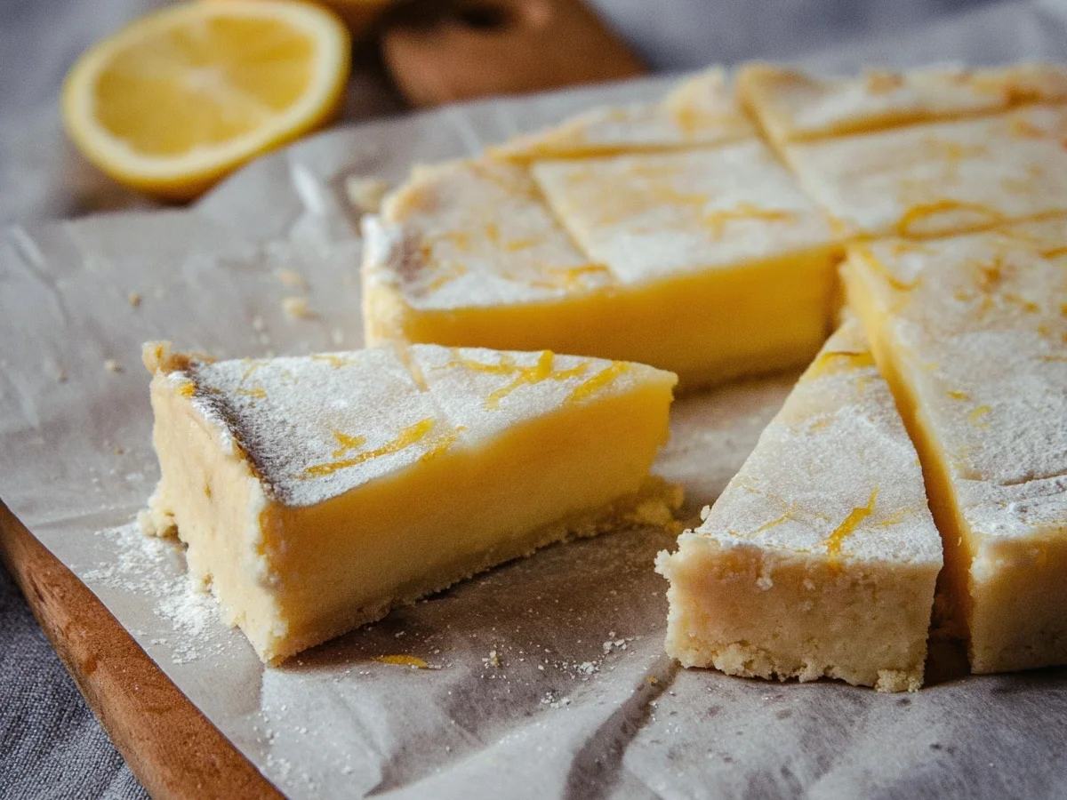 Zitronenschnitten backen: Saftig & einfach - Beitragsbild